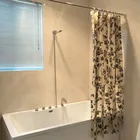 Hot Sell Flowers PEVA Bathroom Waterproof Mildew proof Transparent Custom shower curtain