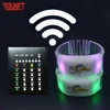SUNJET 2019 china wholesale novelty music festival supplies remote controlled led wristbands