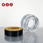 Clear 20ml 30ml 50ml Jar Cosmetic Glass 50ml Cosmetic Use Clear Glass Cream Container 20ml 30ml 50ml Cbd Face Cream Jar