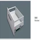Bf119 Medium Hidden Double Wall Drawer Slide, Silent Damper Drawer Slide