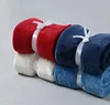 make up suppliers china cheap solid color 100 polyester korean style ribbon packing plush flannel fleece blanket throw