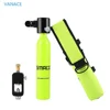 Vanace aluminium small mini portable diving oxygen scuba cylinder