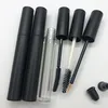 Black round plastic empty cosmetic eyeliner container/Mascara Tubes