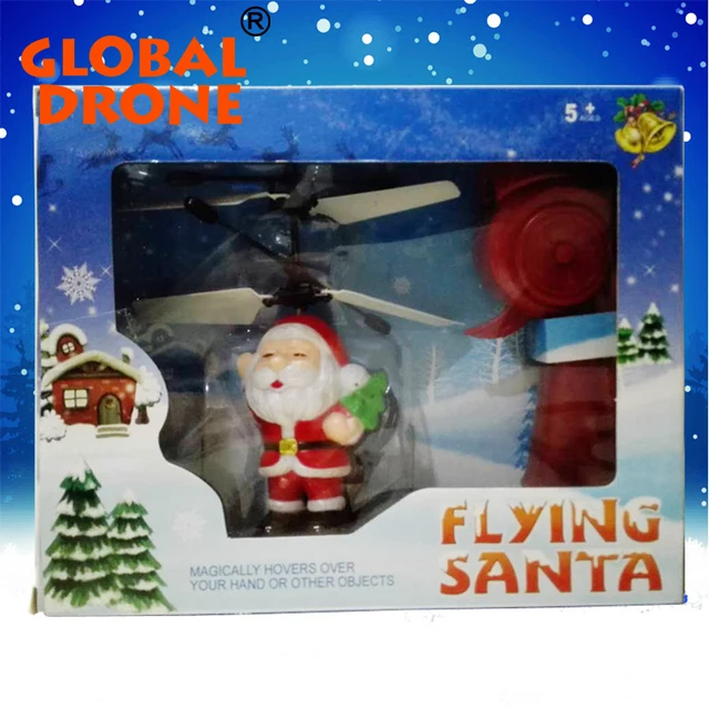 2017 newest merry christmas gift flying toys santa claus father