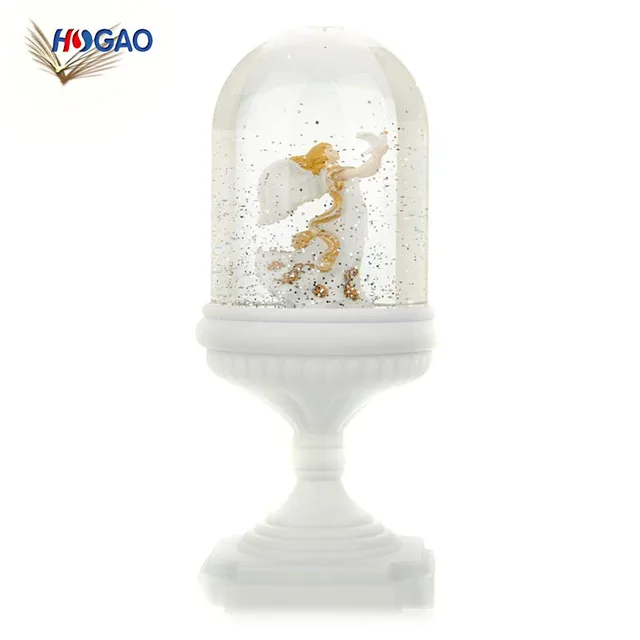 gift resin decoration oem wholesale angel water globes fairy