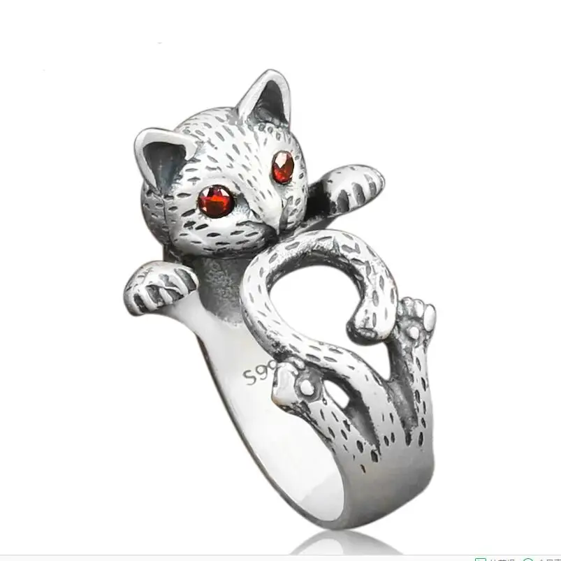 New Fashion Animal Ring Zinc Hippie Vintage Anel Punk Kitty Wedding Ring Boho Chic Retro Cat Rings for Women Party Rings, N/a
New Fashion Animal Ring Zinc Hippie Vintage Anel Punk Kitty Wedding Ring Boho Chic Retro Cat Rings for Women Party Rings, N/a