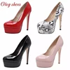 Women shoes high-heeled shallow mouth single shoes 16cm high heels thick high-heeled office OL wedding shoes party dress