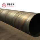 spiral welded round carbon steel pipe price list