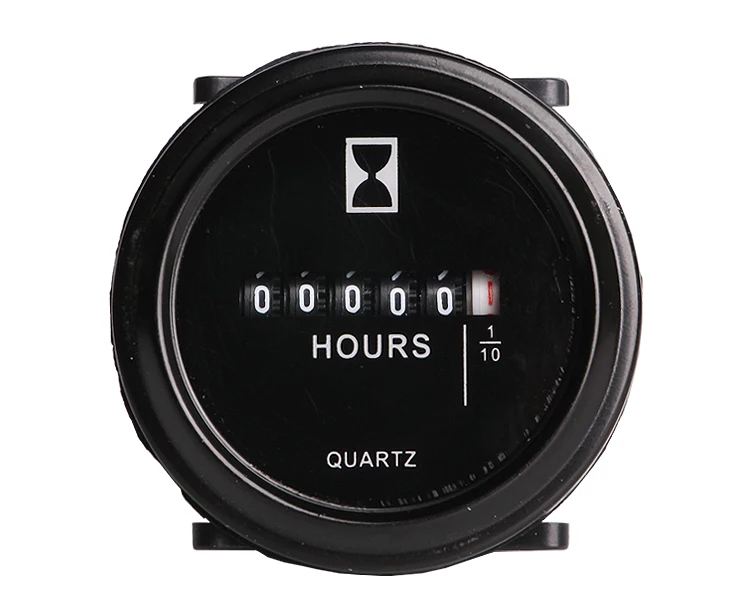 Hot Selling Hour Meter Truck Tractor Diesel Boat Engine 2 Round Gauge DC10V to 80V SH1 Good