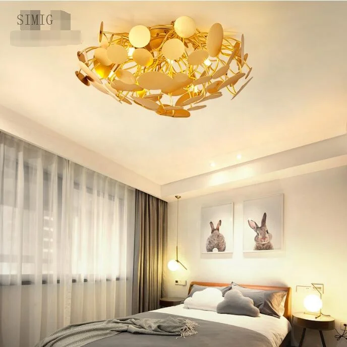 Simig lighting New arravial modern art decorative brass color ceiling lamp for living room bedroom
Simig lighting New arravial modern art decorative brass color ceiling lamp for living room bedroom