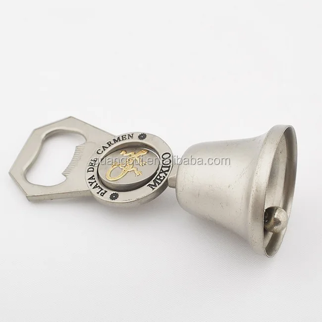 mexico tourism souvenir metal bell promotional bottle opener