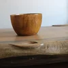 Natural wood handmade bowls jujube wood export selling Japanese-style wooden bowls child safety Tableware
