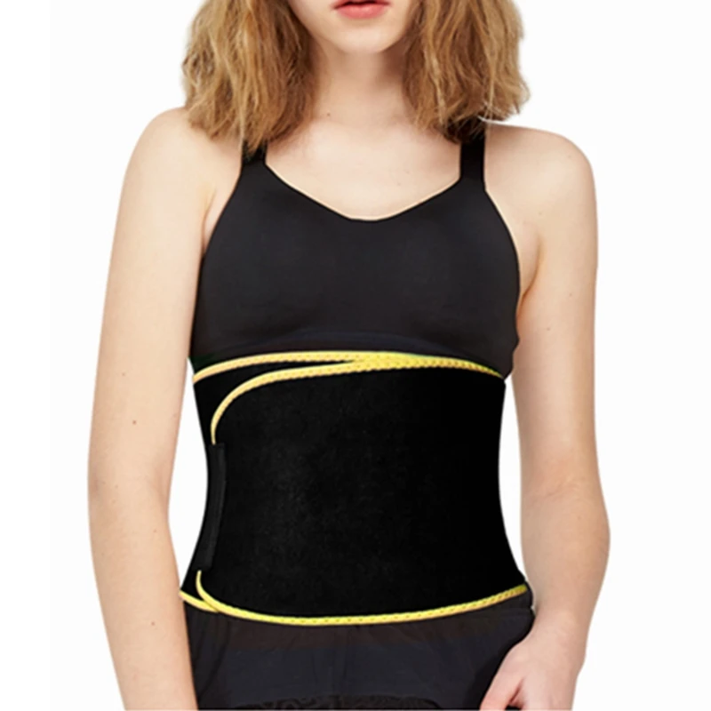 Colorful customized adjustable neoprene waist trimmer slimmer belt for men and women
