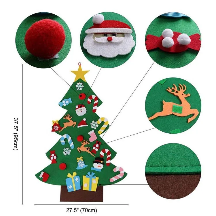 xmas gifts for kids door wall hanging - buy felt christmas tree