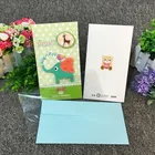 Hot New Products Invitation Designs Thank You 3D Pop up Greeting Wedding Card