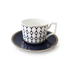 Arabic luxury royal bone china porcelain coffee cup and saucer sets