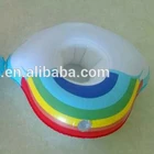 factory wholesale Top quality swimming pool outdoor plastic Inflatable rainbow cup holder