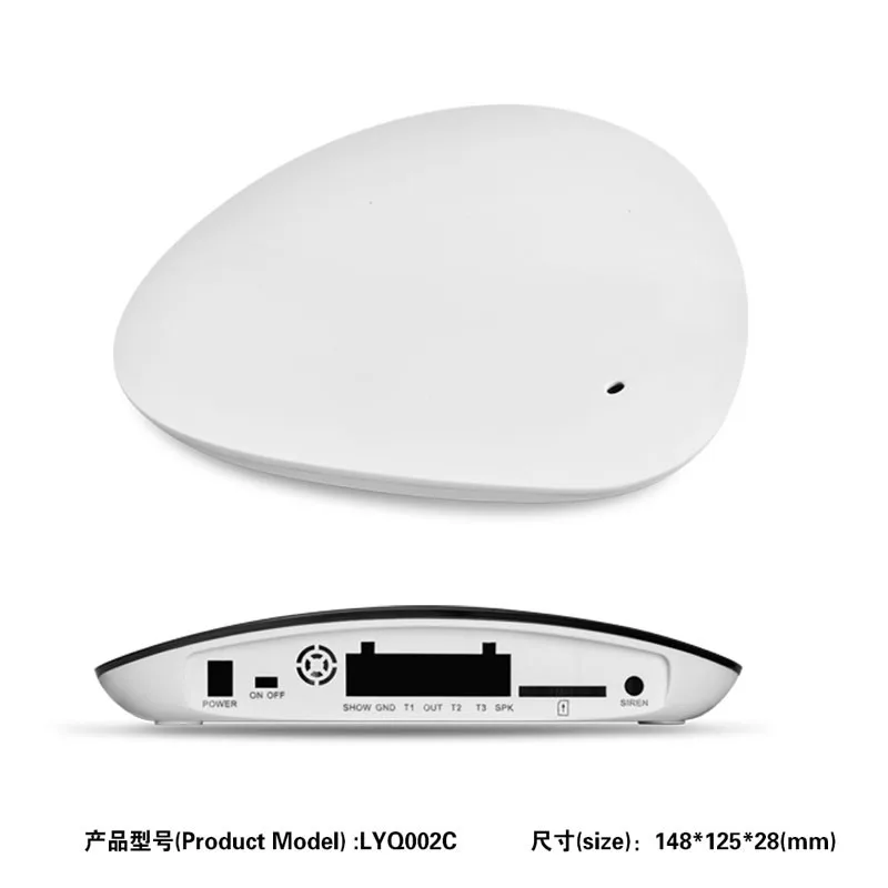 Universal UFO shape design 4g wireless wifi zigbee gateway case smart home automation - ANKUX.COM