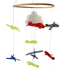 amazon custom felt volored airplane decoration cloudy hangers baby crib musical nursery celling mobiles wooden for boys