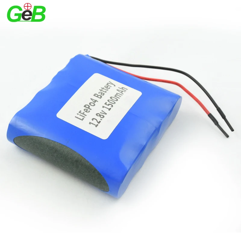 Rechargeable Lifepo4 12v Battery Pack 4s1p 12 8v 1500mah With Long