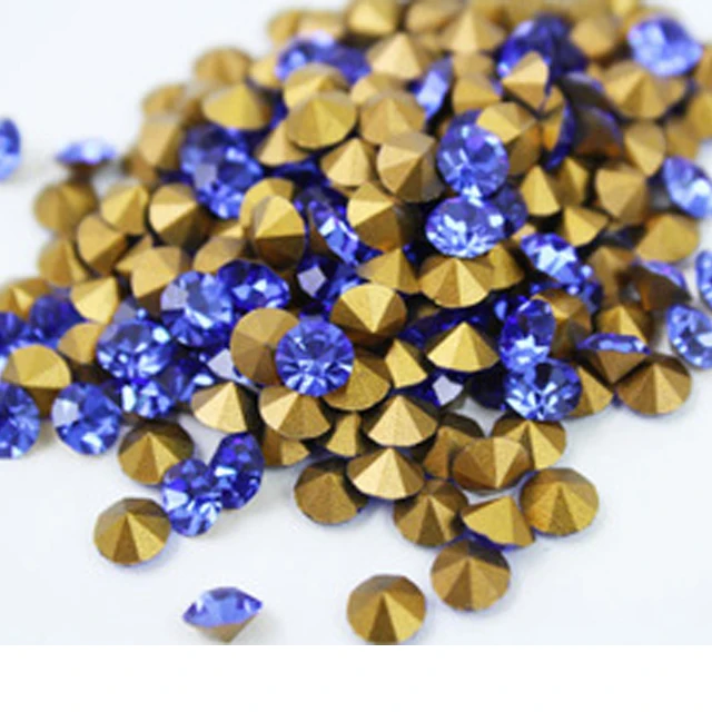 diy acrylic jewelry fabric golden back acrylic diamond confetti