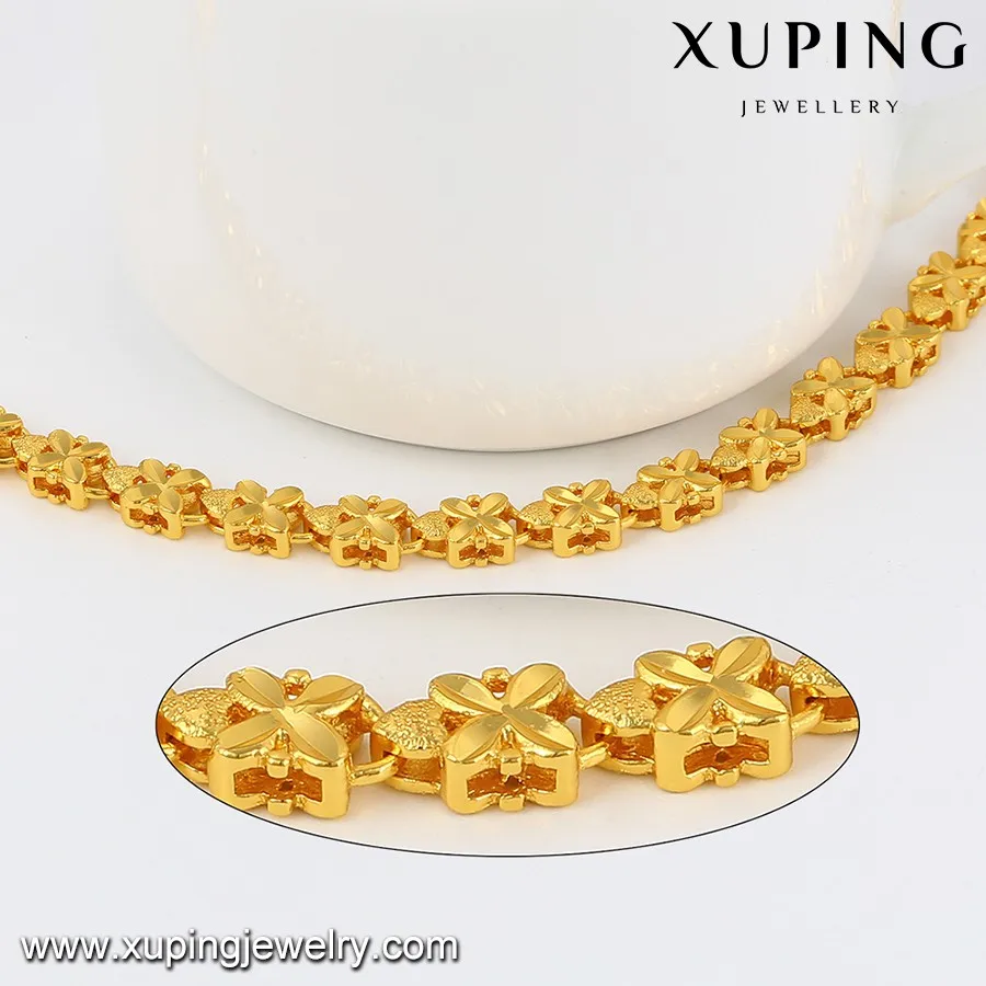 74423 Xuping Jewelry 24 Carat Gold Womens Fashion Charm Bracelet 74423 Xuping Jewelry 24 Carat Gold Womens Fashion Charm Bracelet