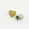 c zircoCZ6766 Most popular CZ setting heart shape lovely style cubinia,CZ micro pave crystal beads charm for pendant jewelry