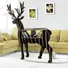 DIY home decoration art furniture wood carving deer