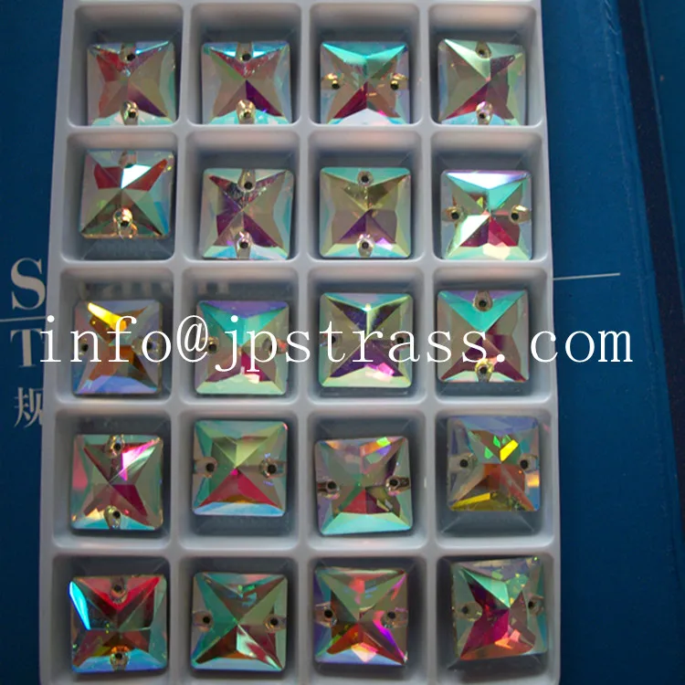 crystal beads wedding dresses loose crystal glass beads ,sewing shapes glass beads