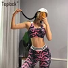 Toplook Factory Sale Sports Suit Women Yoga Bra+Yoga Pants Fitness Yoga Set Workout Gym Running Patchwork Sportswear S130