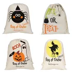 Hot Selling Low MOQ Custom Design Gift Packaging Canvas Halloween Bag