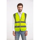 Hot selling high visibility reflective safety vest with motorcycle safety vest
