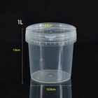 1L 40pcs/set plastic bucket for 1kg honey