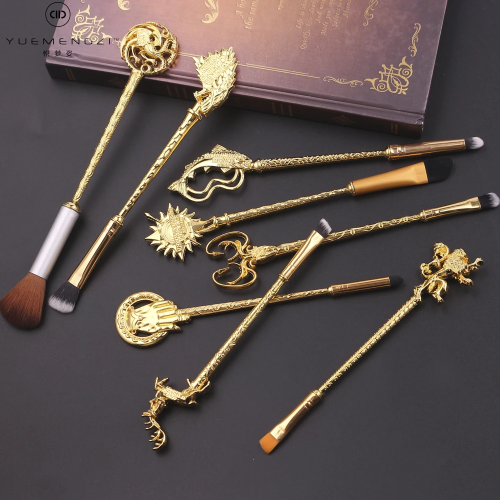 Game Of Thrones High Quality Ancient Bronze Synthetic Fiber Metal Makeup Brush Used With Eyebrow Pencil For Eyebrow
Game Of Thrones High Quality Ancient Bronze Synthetic Fiber Metal Makeup Brush Used With Eyebrow Pencil For Eyebrow