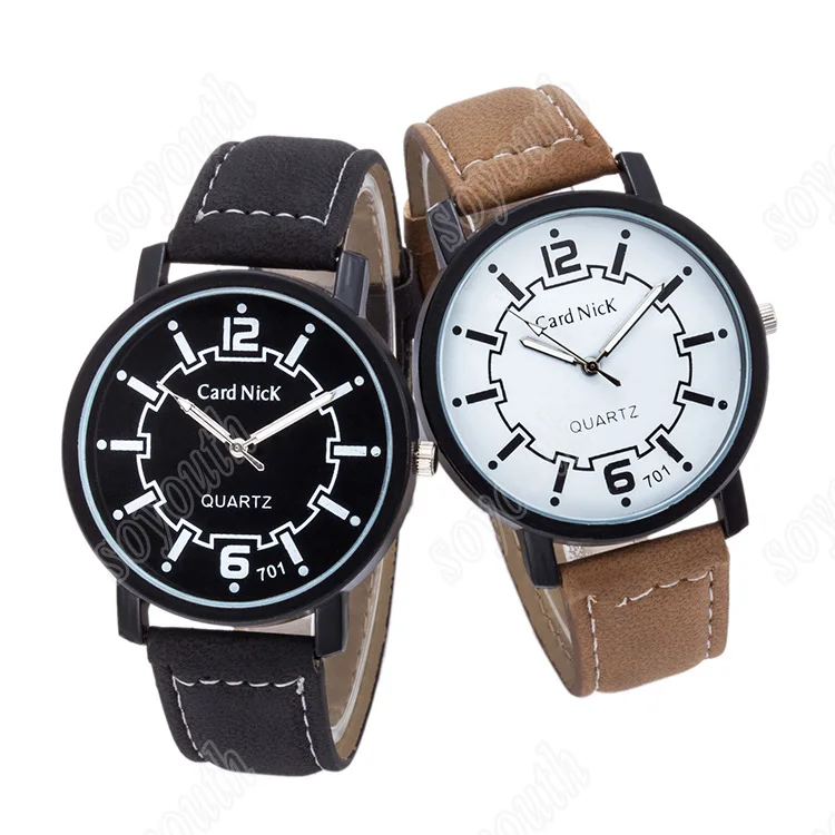 custom watch manufacturer New Arrival Quartz Leather Strap Watch black and white couple watch
custom watch manufacturer New Arrival Quartz Leather Strap Watch black and white couple watch