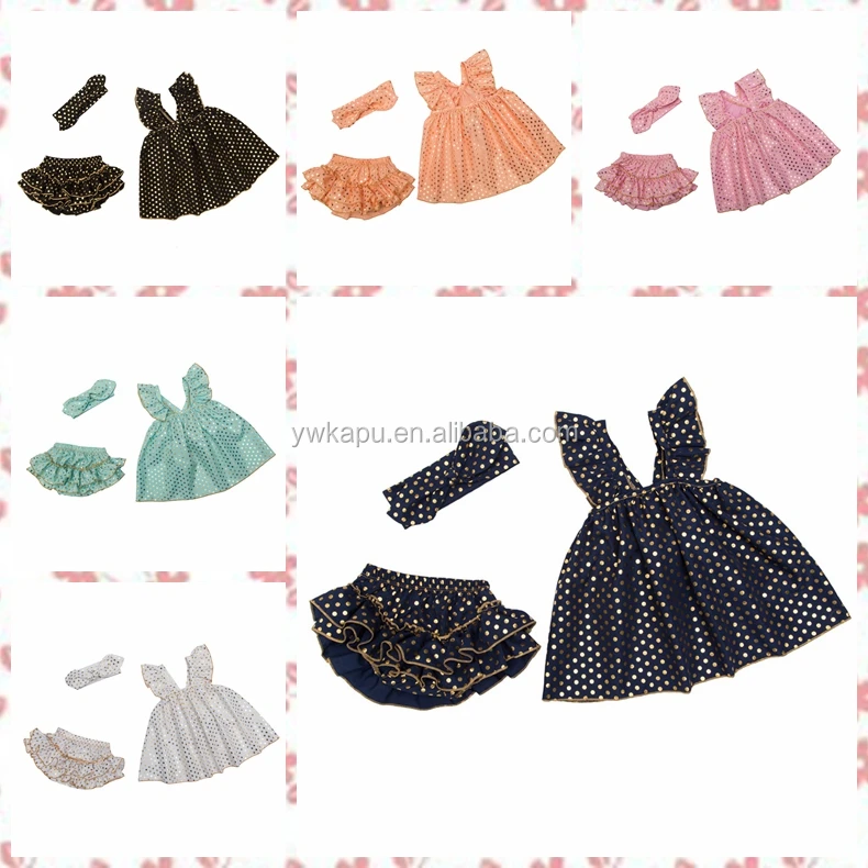 Newborn girls set baby sparkle swing outfit girls boutique clothing spring 2016