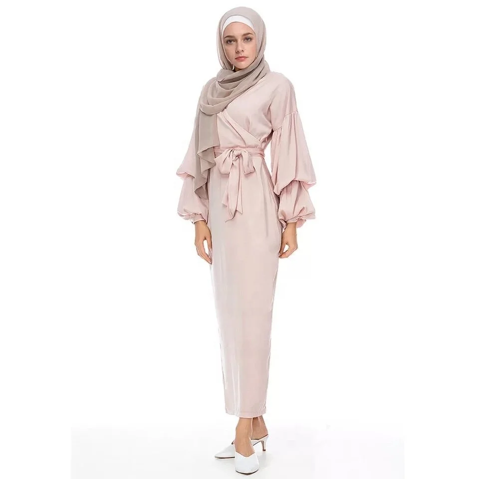 Fashionable Muslim Women Plus-Size Long Sleeve Maxi Dress Islamic Clothing Abaya 2019
Fashionable Muslim Women Plus-Size Long Sleeve Maxi Dress Islamic Clothing Abaya 2019