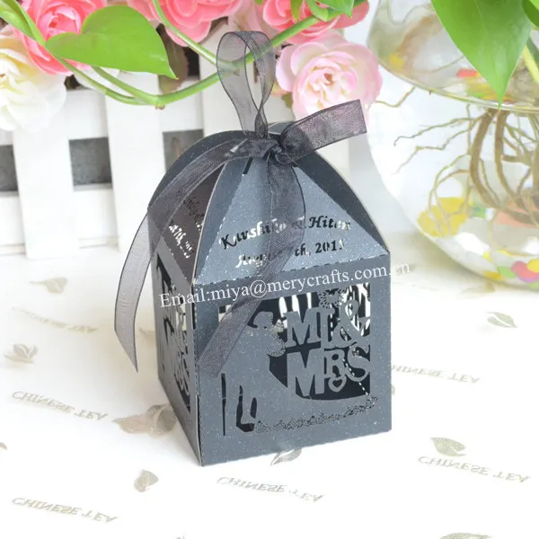 sweets mr&mrs wedding party favor candy boxes shower baby gift
