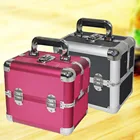 BCB16A020 aluminum beauty train case nail carrying case nail polish case