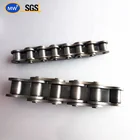 Stainless steel agricultural roller chain 40-1 with attachment