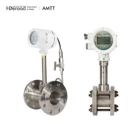Compensation superheated steam measurement nitrogen vortex type gas shedding digital flow meter