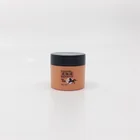 fancy face skin care 30g recycled cosmetics jars with black screw cap