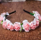 Fancy Hair Accessory Rose Flower Hair Band For Girls