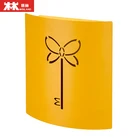 Butterfly Pretty Products Wall Mounted Key Box Butterfly Shape Letter Box Lockable Mailbox