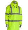 300D Oxford Waterproof Jacket Yellow High Visibility Traffic Safety Coat