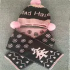 Baoding children winter beanie hat promotional scarf and cap set hat kids