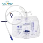DISPOSABLE STERILIZED LUXURY URINE BAG COLLECTION URINARY DRAINAGE BAG T TAP SAMPLING PORT