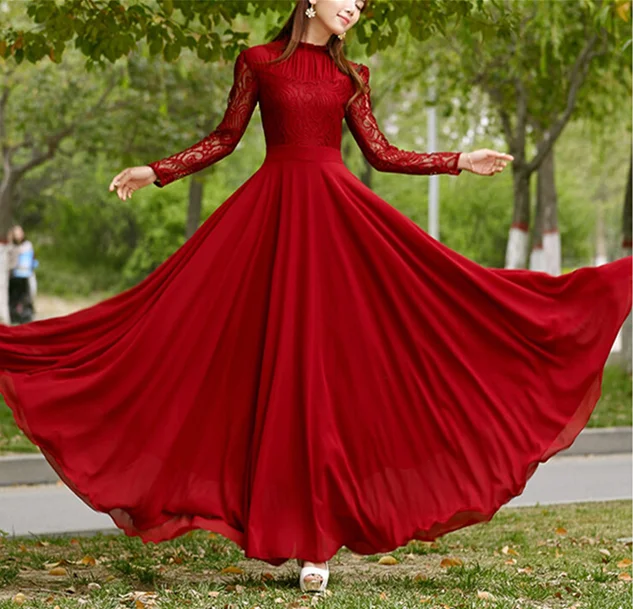 2019 Elegant Ladies Chiffon Long Evening Party Wear Gown Long Sleeve Muslim Evening Dress, As picture
2019 Elegant Ladies Chiffon Long Evening Party Wear Gown Long Sleeve Muslim Evening Dress, As picture