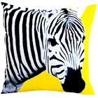 Zebra Print 100% Cotton Throw Pillow Cover Animal print Cushion Cover