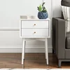 New Modern Designs MDF Wood Wooden Living Room Sofa Tea Coffee Center Table With 2 Drawers